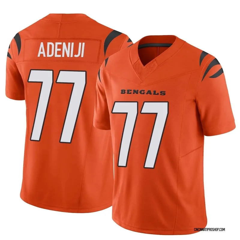 Hakeem Adeniji Cincinnati Bengals Youth Orange Name & Number Logo