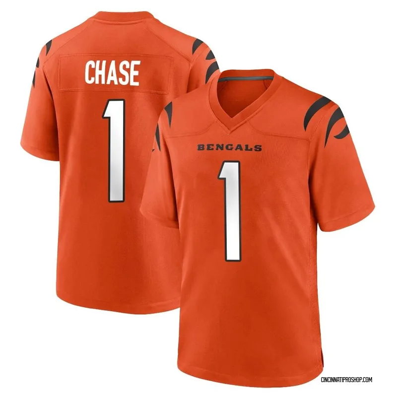 Ja'Marr Chase Cincinnati Bengals Youth Legend White Color Rush T-Shirt