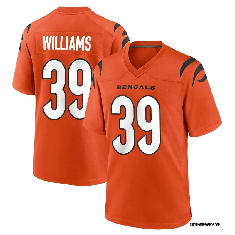 Youth 2021 Cincinnati Bengals #32 Trayveon Williams White Game Jersey