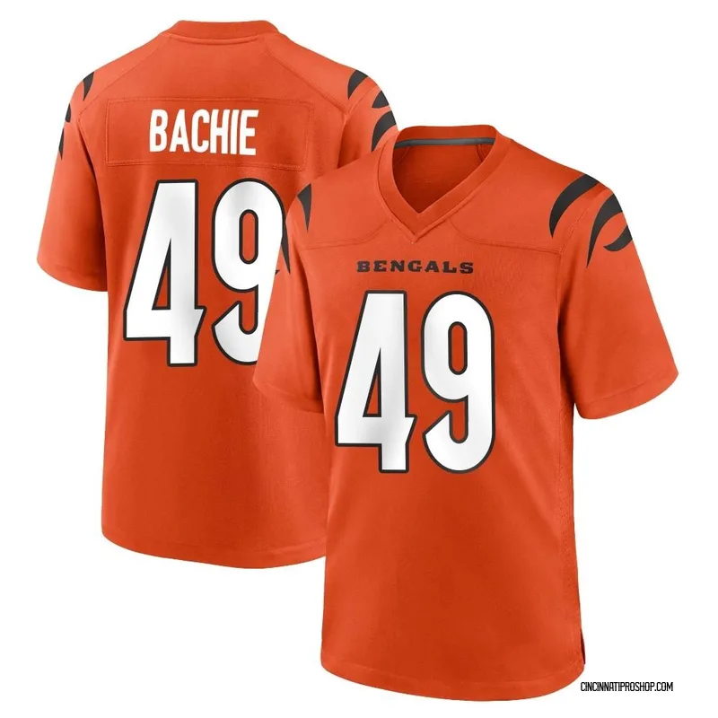 Orange Youth Joe Bachie Cincinnati Bengals Game Jersey