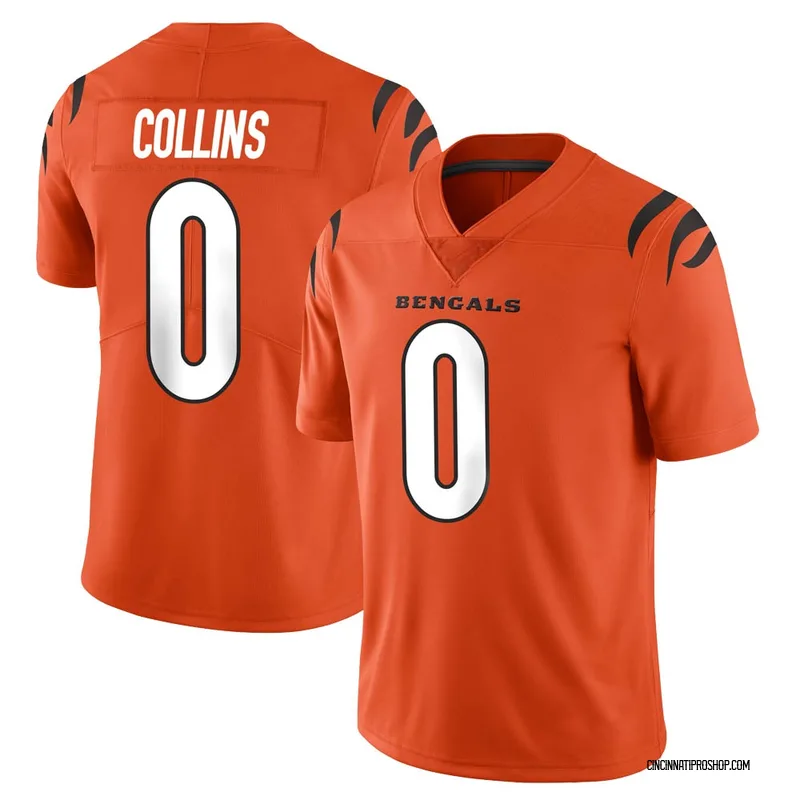 White Men's Custom Cincinnati Bengals Limited Color Rush Vapor Untouchable  Jersey