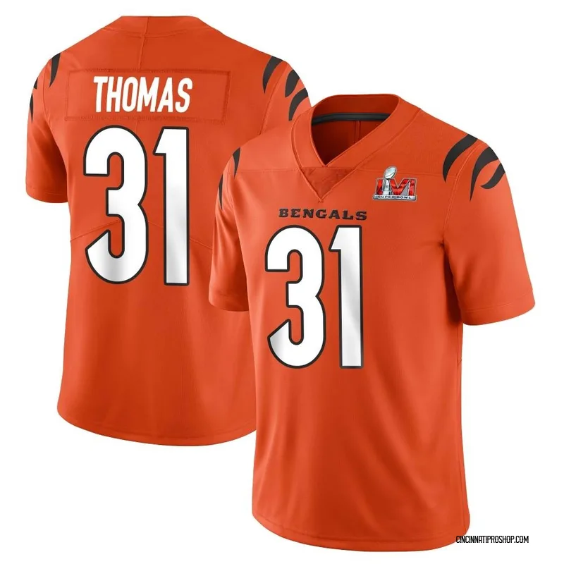 Orange Men's Custom Cincinnati Bengals Limited Vapor Untouchable Super Bowl  LVI Bound Jersey