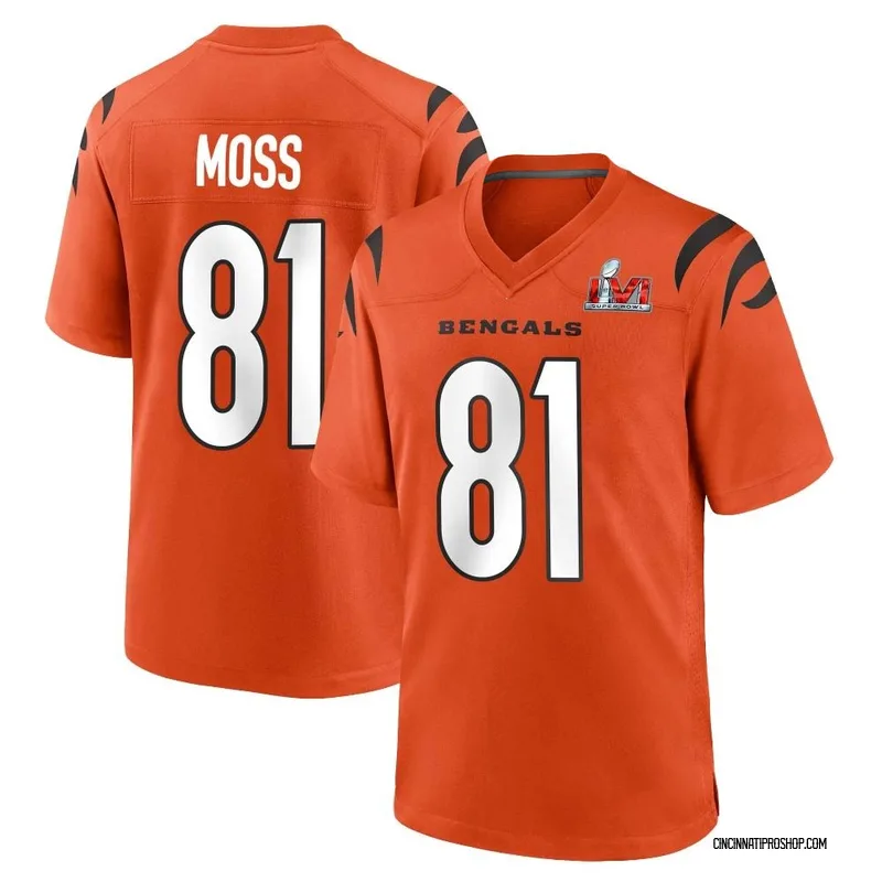 Black Women's Thaddeus Moss Cincinnati Bengals Limited Team Color Vapor  Untouchable Super Bowl LVI Bound Jersey