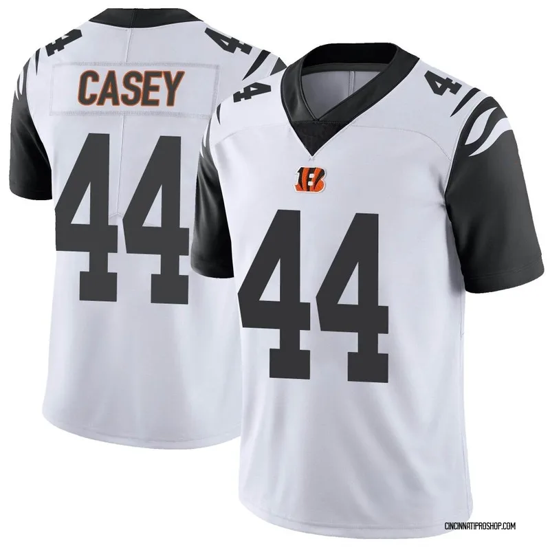 White Men's Aaron Casey Cincinnati Bengals Limited Color Rush Vapor Untouchable Jersey