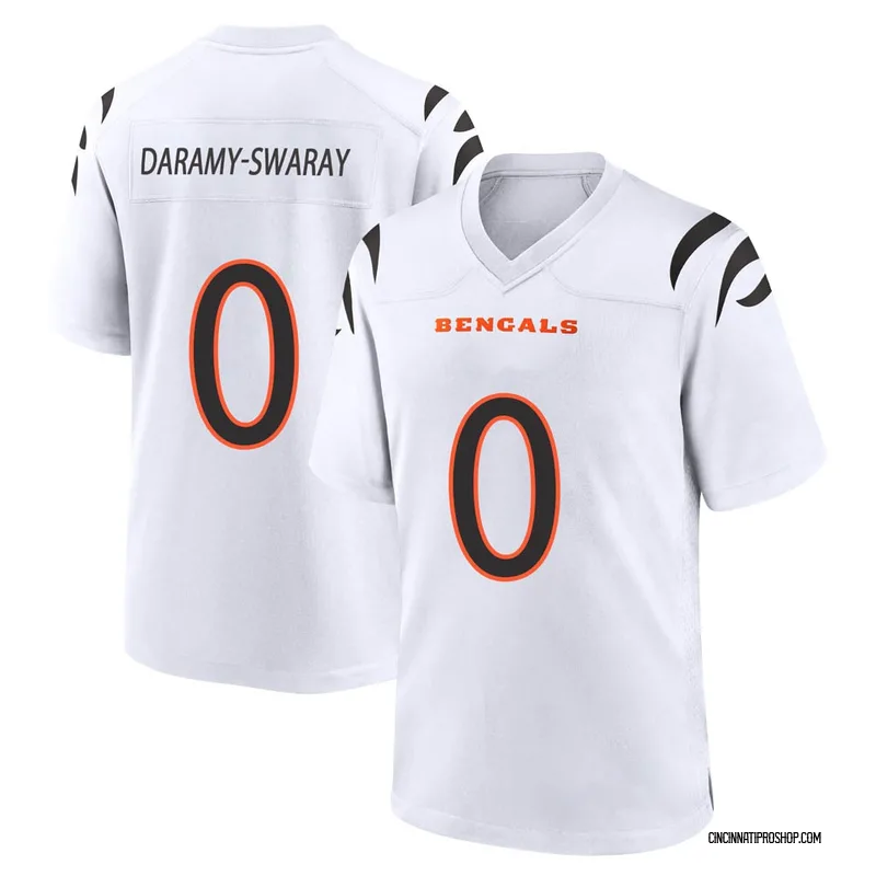 Abu Daramy-Swaray Cincinnati Bengals Men's Legend White Color Rush T-Shirt