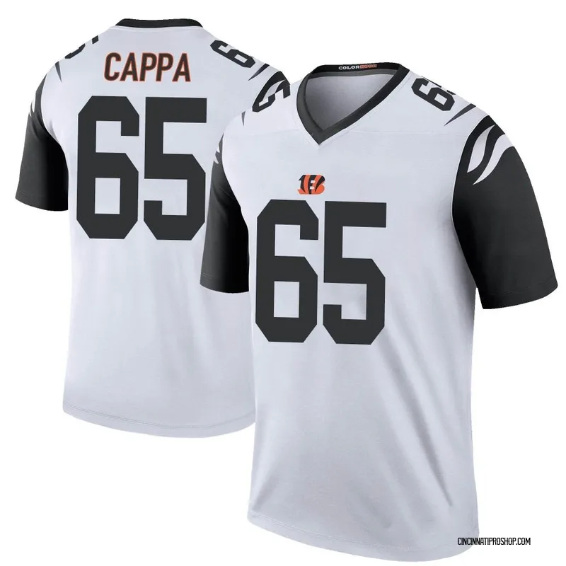 Alex Cappa Cincinnati Bengals Men's Black Backer Long Sleeve T-Shirt 