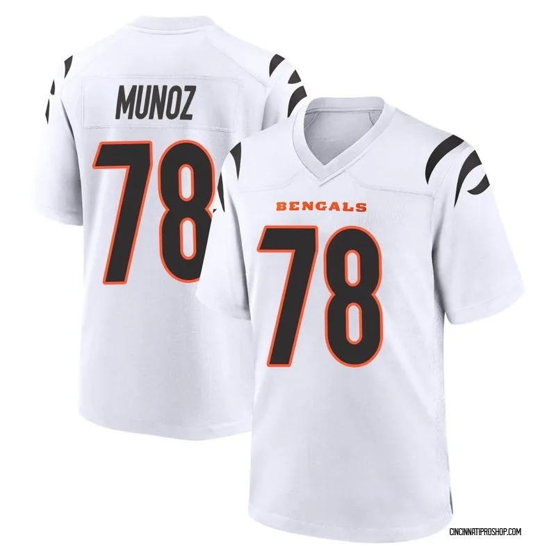 White Men's Anthony Munoz Cincinnati Bengals Game Jersey