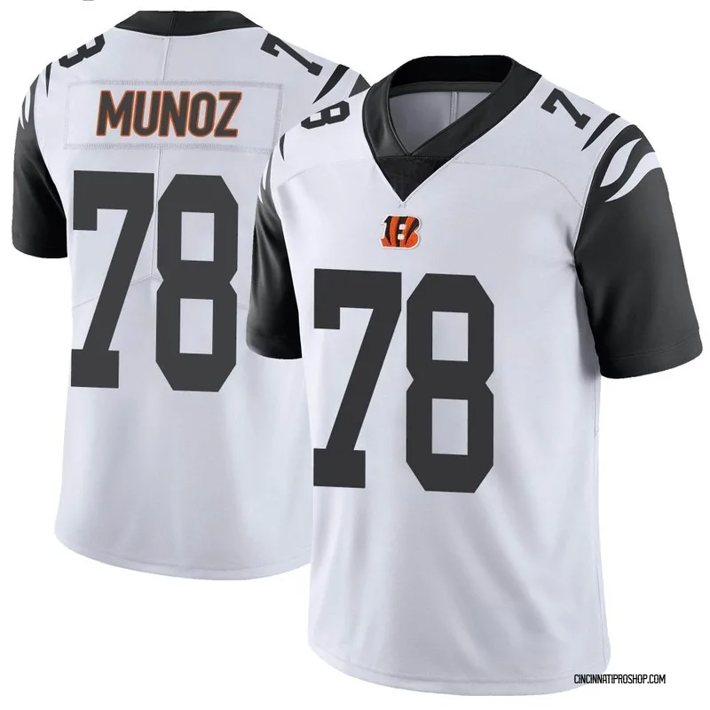 White Men's Anthony Munoz Cincinnati Bengals Legend Color Rush