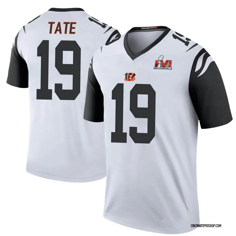 Youth Cincinnati Bengals Auden Tate White Vapor Untouchable Super Bowl LVI Bound  Jersey Limited