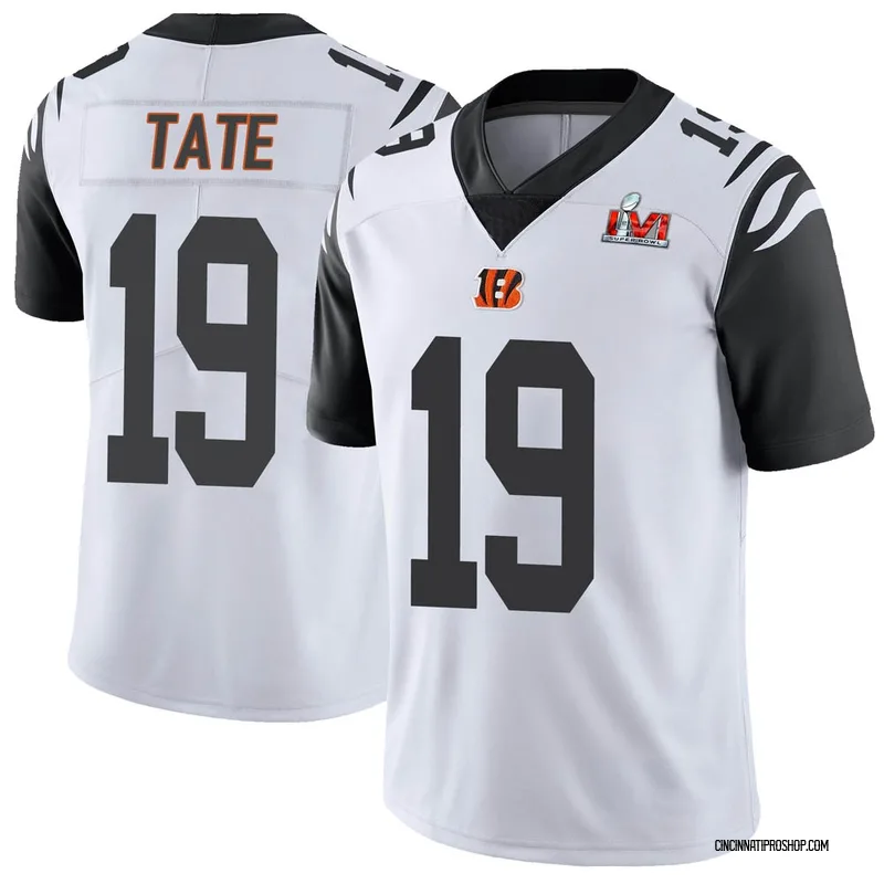 White Men's Auden Tate Cincinnati Bengals Game Super Bowl LVI Bound Jersey