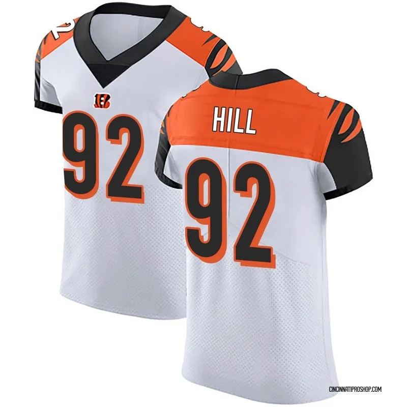 B.J. Hill Men's Nike White Cincinnati Bengals Game Custom Jersey - Yahoo  Shopping