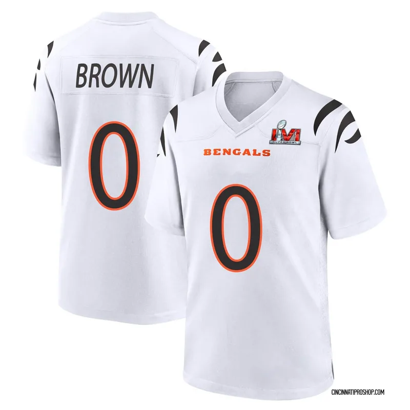 White Men's Joe Burrow Cincinnati Bengals Legend Color Rush Super Bowl LVI  Bound Jersey