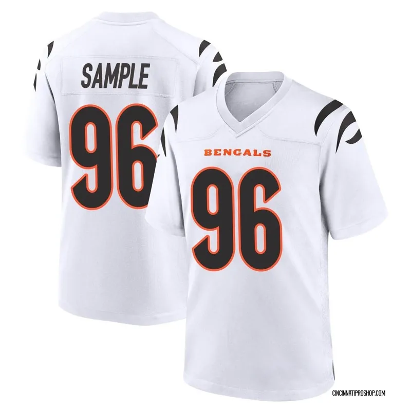 Cam Sample 96 Cincinnati Bengals Super Bowl LVII Champions Men Game Jersey  - Black - Bluefink