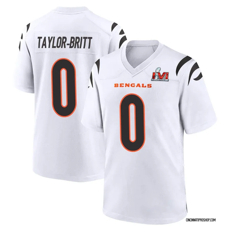 Youth Nike Cincinnati Bengals Sam Hubbard White Color Rush Vapor  Untouchable Super Bowl LVI Bound Jersey 