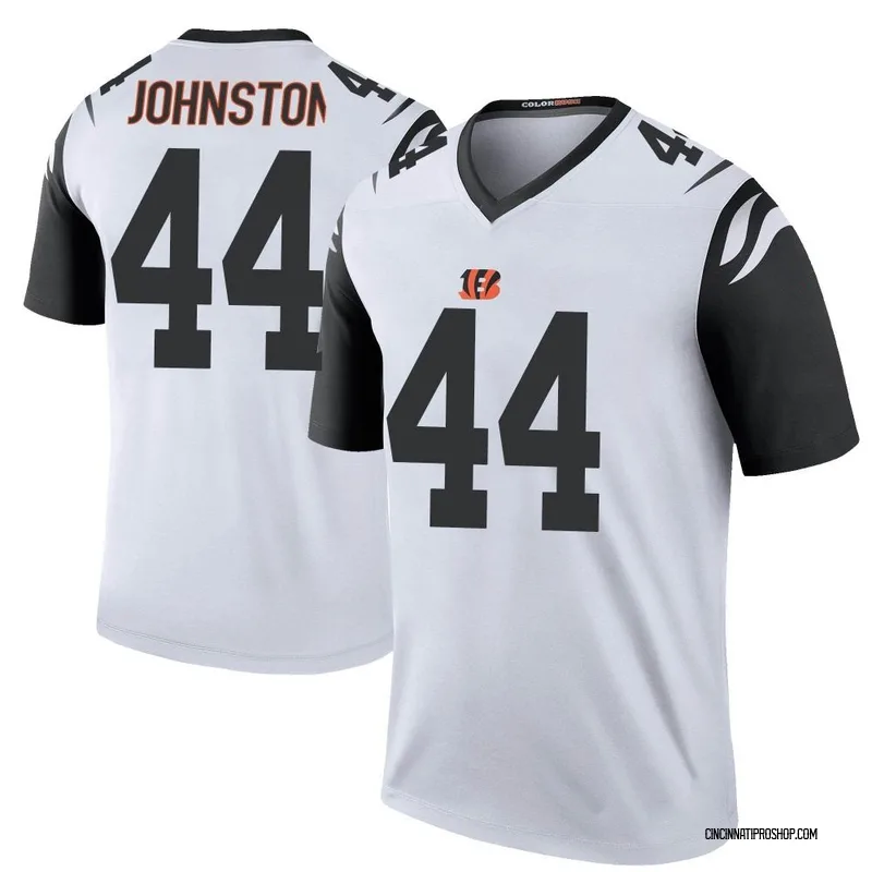 Clay Johnston 44 Cincinnati Bengals Super Bowl LVII Champions Men Game  Jersey - White - Bluefink