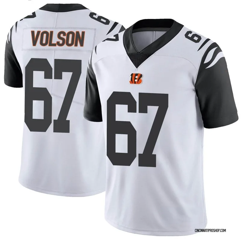 Cordell Volson 67 Cincinnati Bengals Super Bowl LVII Champions Men Game  Jersey - Black - Bluefink