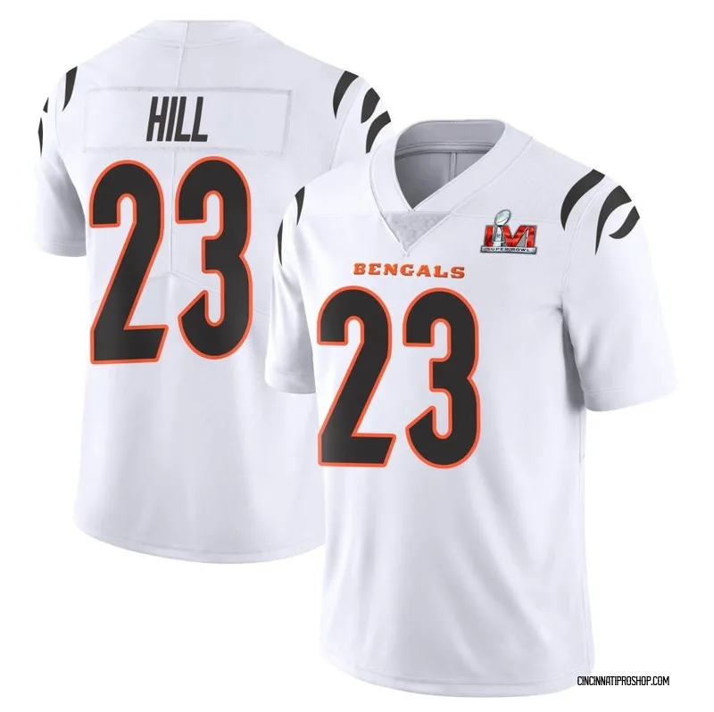 White Men's Daxton Hill Cincinnati Bengals Limited Color Rush Vapor  Untouchable Super Bowl LVI Bound Jersey