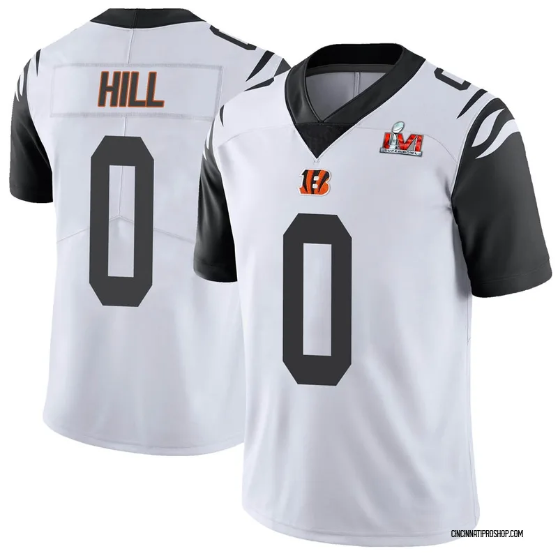 White Men's Daxton Hill Cincinnati Bengals Limited Color Rush Vapor  Untouchable Super Bowl LVI Bound Jersey