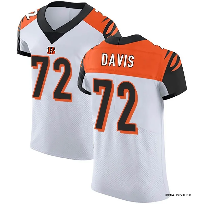 Men's Nike Domenique Davis Black Cincinnati Bengals Game Player Jersey