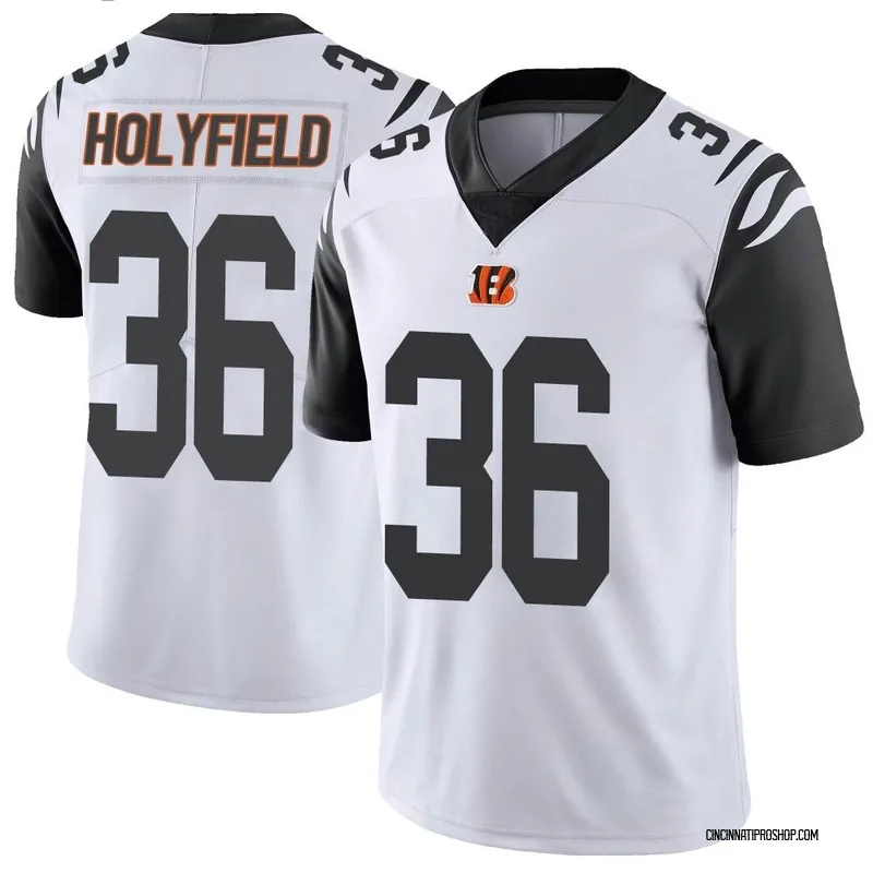 Elijah Holyfield Cincinnati Bengals Youth Orange Name & Number Logo Long  Sleeve T-Shirt 