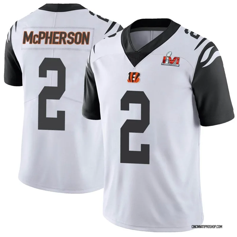 Men's Nike Evan McPherson Black Cincinnati Bengals Game Jersey Size: Small