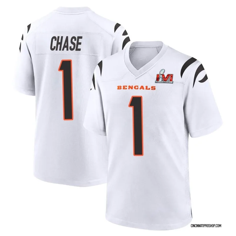 White Women's Ja'Marr Chase Cincinnati Bengals Game Jersey