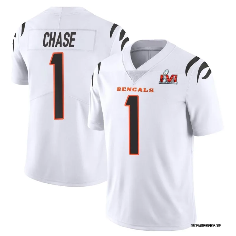 White Youth Evan McPherson Cincinnati Bengals Limited Vapor Untouchable  Super Bowl LVI Bound Jersey