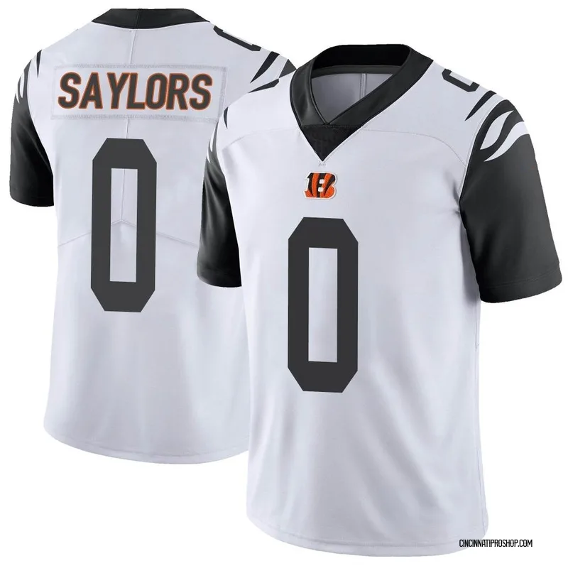 White Men's Jacob Saylors Cincinnati Bengals Limited Color Rush Vapor  Untouchable Jersey