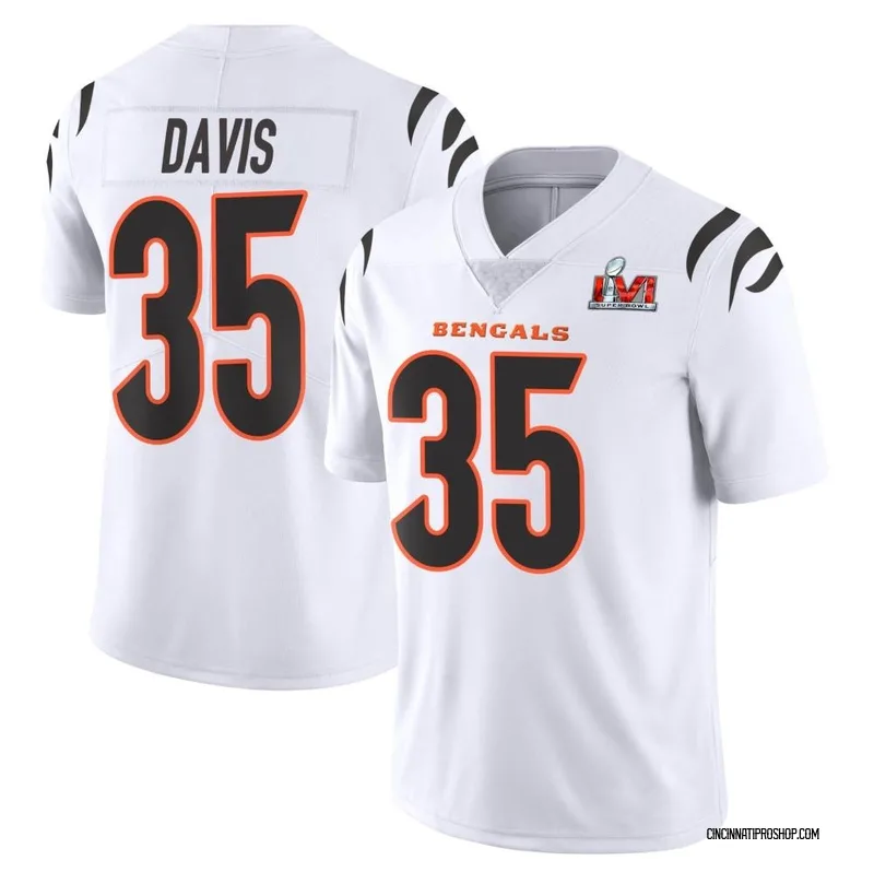 Jalen Davis Men's Nike White Cincinnati Bengals Game Custom Jersey