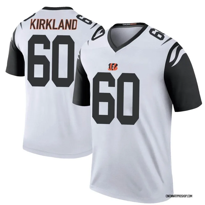 Men's Nike Jaxson Kirkland Black Cincinnati Bengals Team Game Jersey Size: 4XL