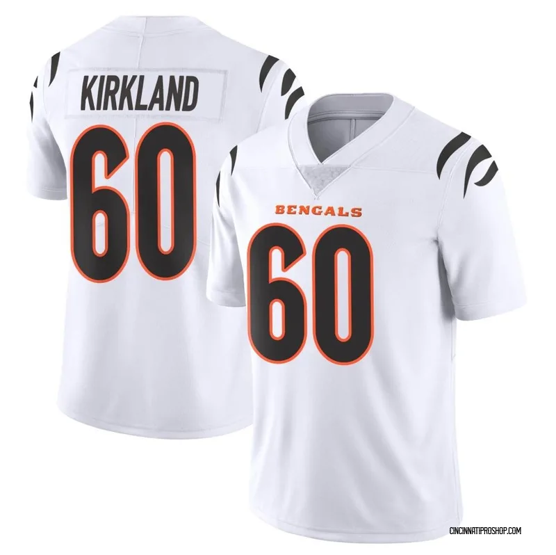 Jaxson Kirkland Men's Nike White Cincinnati Bengals Game Custom Jersey Size: Small