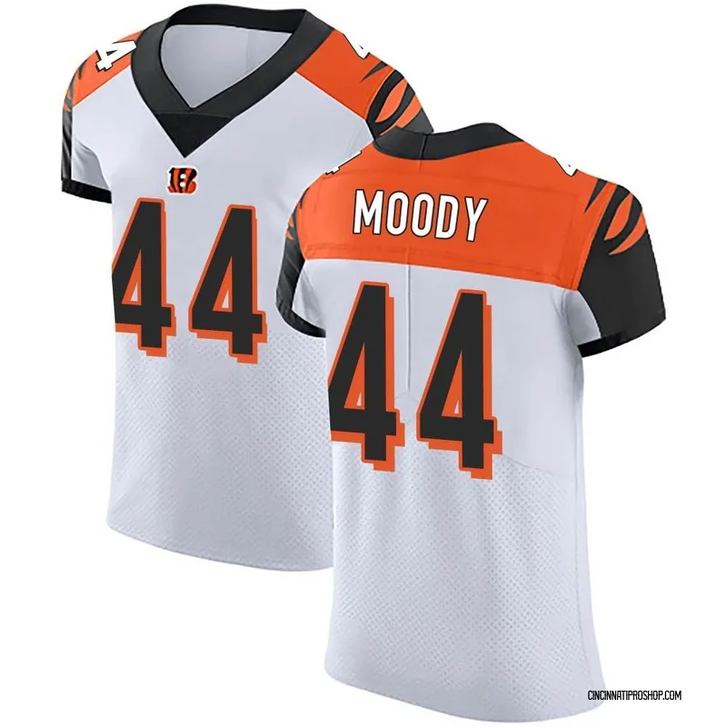 White Men's Jaylen Moody Cincinnati Bengals Elite Vapor Untouchable Jersey