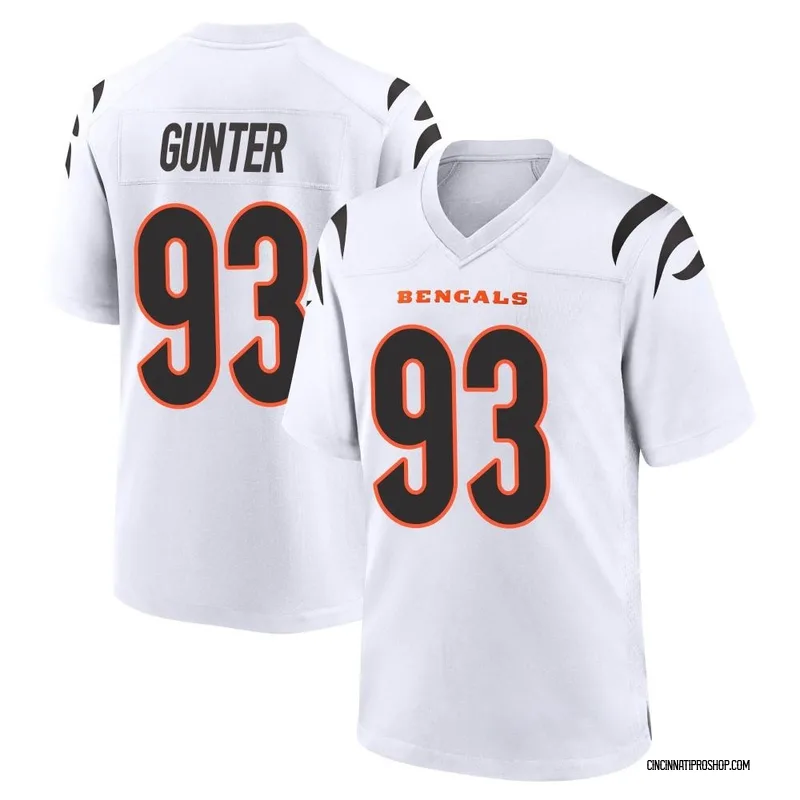 Top-selling Item] Cincinnati Bengals Jeffrey Gunter 93 White Vapor Limited  3D Unisex Jersey