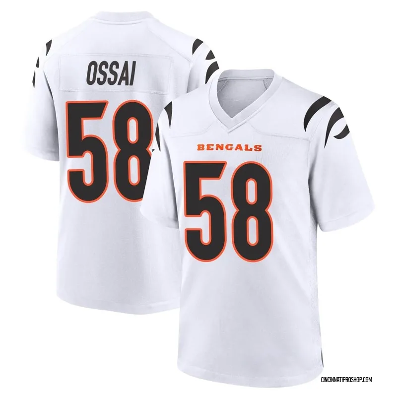 JOSEPH OSSAI SIGNED CUSTOM BENGALS JERSEY - JSA