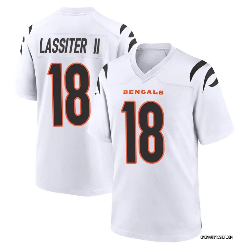 Men's Nike Kwamie Lassiter II Black Cincinnati Bengals Game Player Jersey