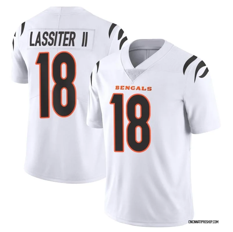 Kwamie Lassiter II Cincinnati Bengals Men's Legend White Color Rush T-Shirt