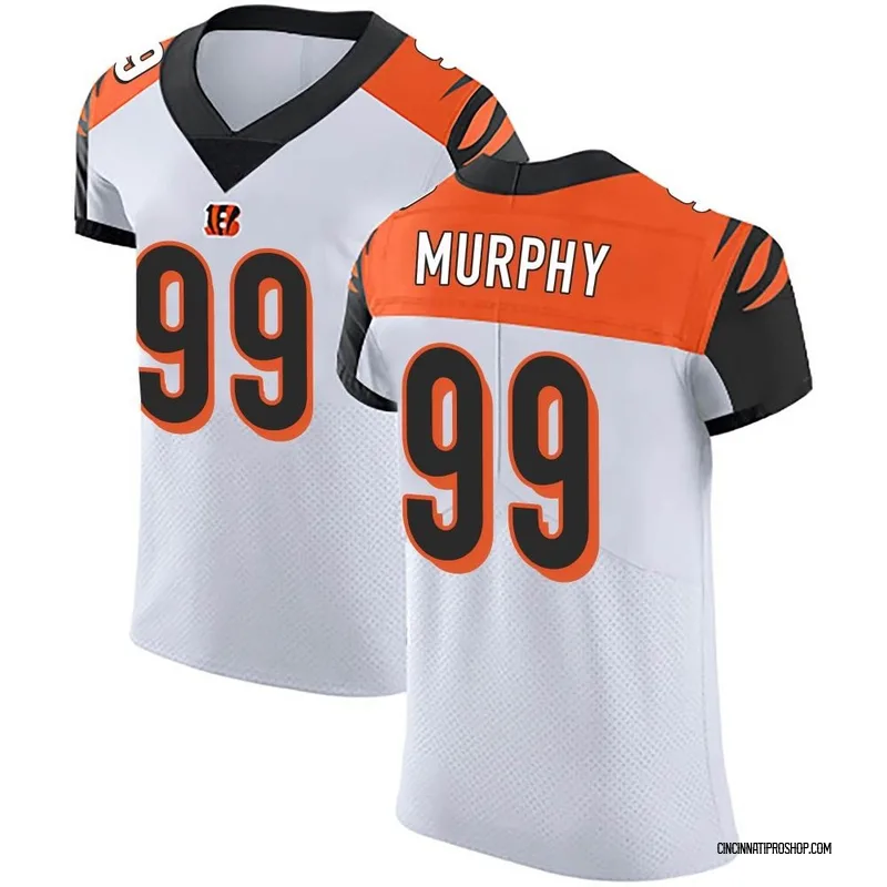 Men's Nike Myles Murphy White Cincinnati Bengals Team Game Jersey Size: 3XL