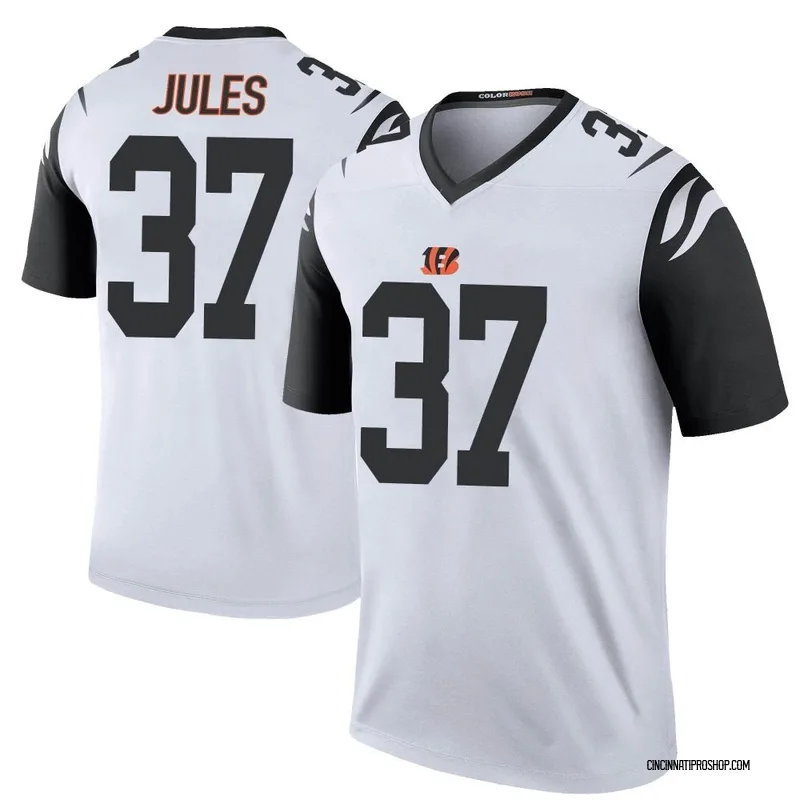 White Men's PJ Jules Cincinnati Bengals Legend Color Rush Jersey