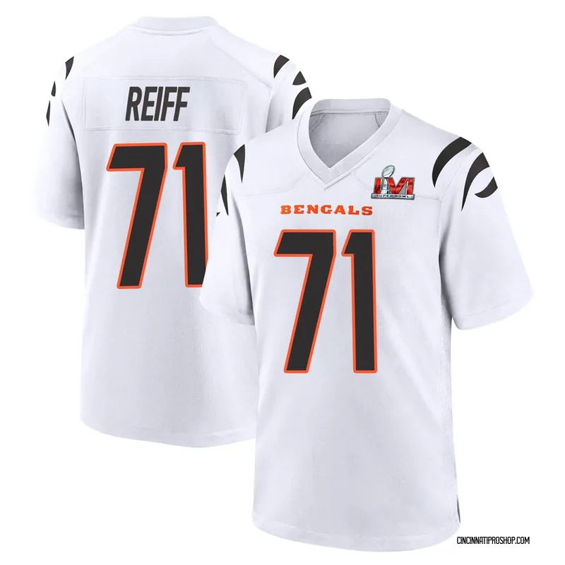 Men's Riley Reiff Cincinnati Bengals Legend Silver Super Bowl LVI