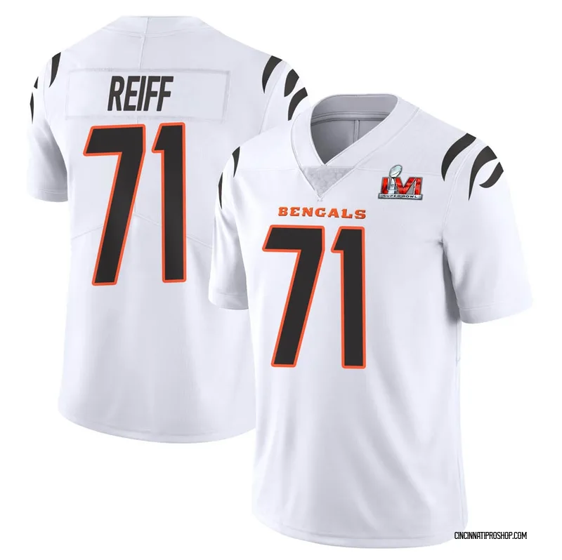 Top-selling Item] Cincinnati Bengals Riley Reiff 71 White Vapor