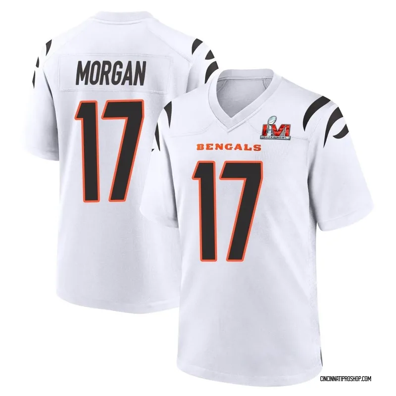 White Men's Stanley Morgan Cincinnati Bengals Game Super Bowl LVI Bound  Jersey