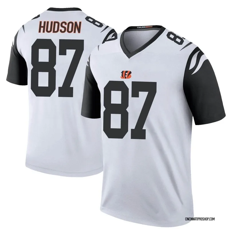 Men's Nike Tanner Hudson Black Cincinnati Bengals Home Game Player Jersey Size: Extra Large