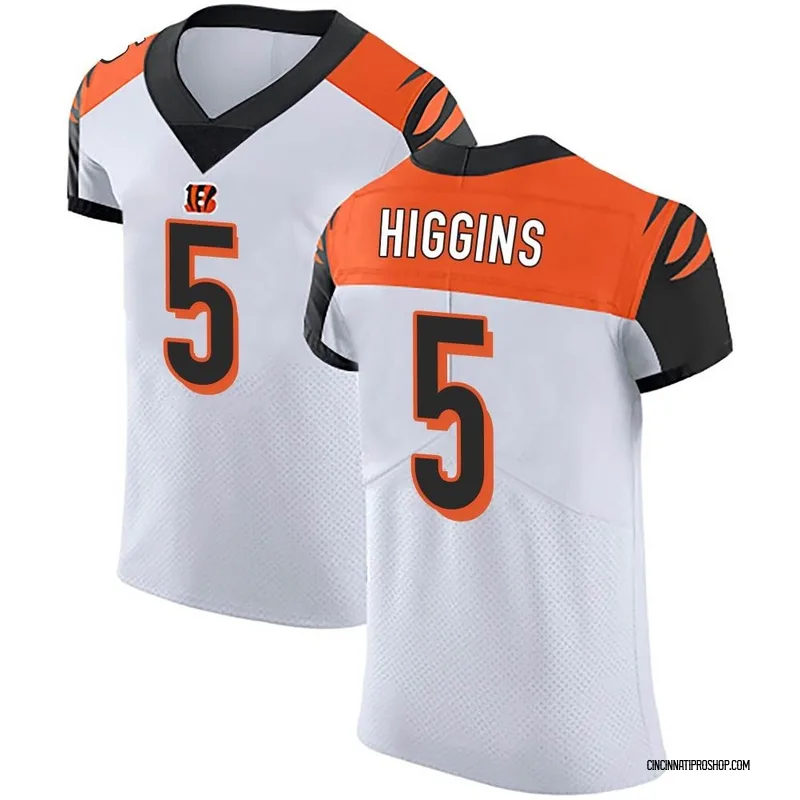 Olive Men's Tee Higgins Cincinnati Bengals Limited 2021 Salute To Service  Jersey