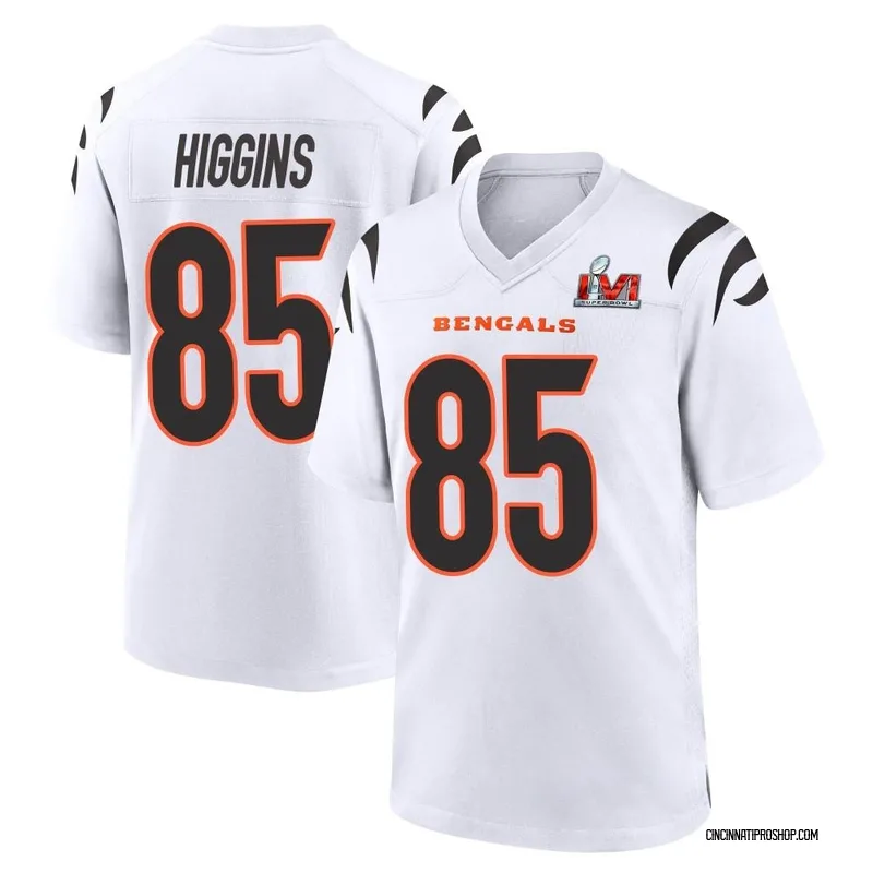 White Men's Tee Higgins Cincinnati Bengals Game Super Bowl LVI Bound Jersey