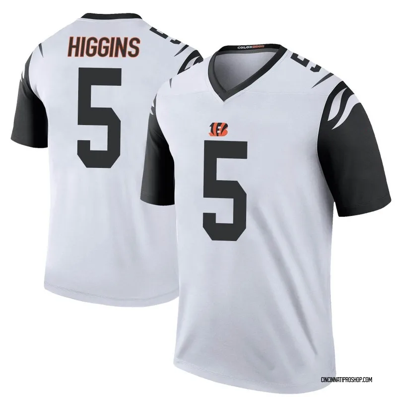 Youth Nike Tee Higgins Black Cincinnati Bengals Game Player Jersey