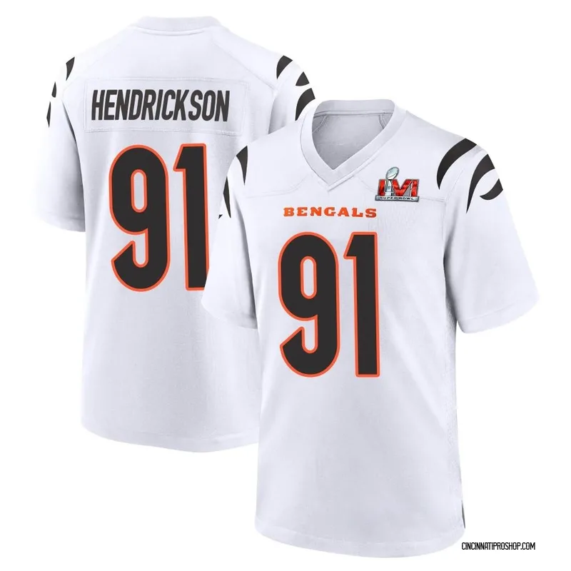 Men's Nike Cincinnati Bengals Trayvon Henderson Black Team Color Vapor  Untouchable Super Bowl LVI Bound Jersey 