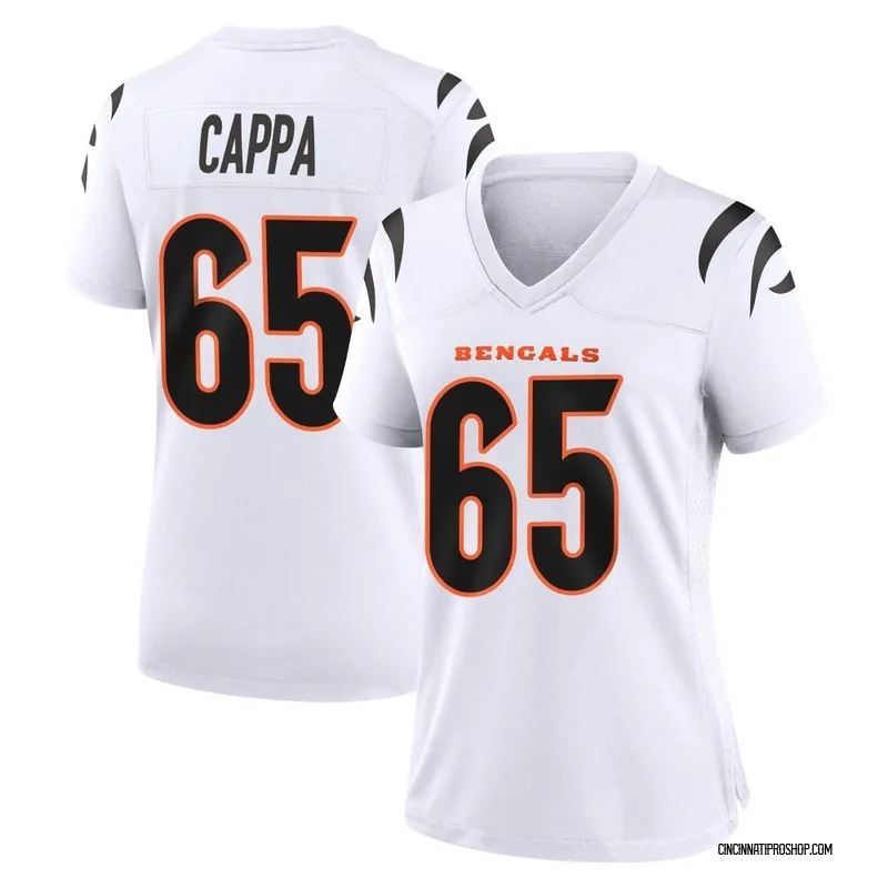 White Women's Alex Cappa Cincinnati Bengals Game Jersey