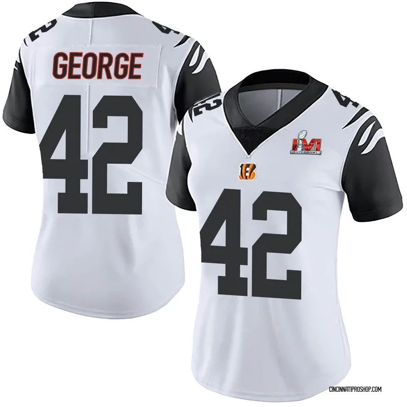 Orange Women's Allan George Cincinnati Bengals Limited Vapor