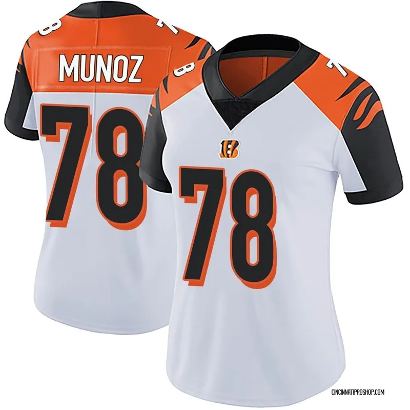 White Women's Anthony Munoz Cincinnati Bengals Limited Vapor Untouchable  Jersey