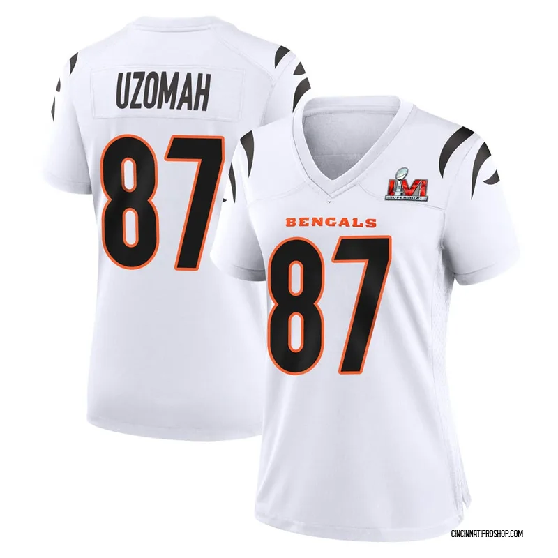 Orange Women's C.J. Uzomah Cincinnati Bengals Game Super Bowl LVI Bound  Jersey